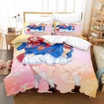 The Fruit of Evolution Bedding Set Cartoon Anime three-piece set Adult Kid Bedroom Duvetcover Sets 3D Print Kawaii Girls EU Single 135x200cm