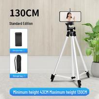 Mobile Phone and Camera Tripod Stand for Photography and Video (Indoor/Outdoor) white