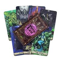 Spirit Allies Oracle Cards Divination Deck English Vision Edition Tarot Board Playing Game For Party gray