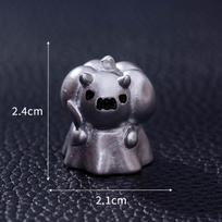 Helovino vaiduoklio dekoracija Kaukolė Moliūgas Angelas Žvakė Vaiduoklio veiksmo figūrėlė Rankinis mikro kraštovaizdis Darbalaukio dervos dekoracija Halloween Ghost 5pcs