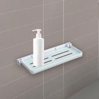Bathroom Organizer Shelf Cosmetic Tray Easy to Install Float Rag Drain Rack Storage balta