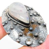Rainbow Moonstone, Topaz 925 Sterling Silver Jewelry Pendant 2.01  l2U05