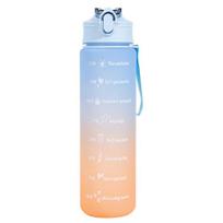 750ml Drinking Bottle Gradient Large Capacity Leak-proof Ins Style Traveling Straw Design Drinking Jug Daily Use