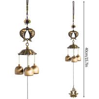 Varinis vėjo varpelis Sėkmės metalinis vėjo varpelis Pakabinamas ornamentas Dekoracija Zen varpelis Amatai Kiemas Retro Kiemo dekoracija