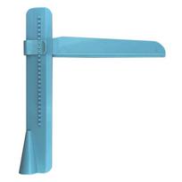 Cake Scraper Smoother Adjustable Fondant Spatulas Cake Edge Smoother Cream Leveling Device DIY Baking Tools Cakes Pastry ARI mėlyna