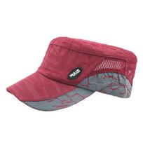 Men'S Flat Top Hat Summer Cap Outdoor Quick Drying Sun Protection Visor Men'S Military Hat Mesh Baseball Cap Adjustable bordinė