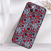 African Wax Pattern Fabric Case For iPhone 14 13 12 11 16 15 Pro Max Mini Cover X XR XS 8 7 14 16 15 Plus Accessories iPhone 13Pro MAX