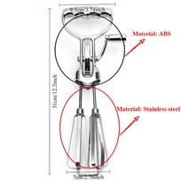 Mixer Egg Beater Kitchen Stainless Steel Hand Push Whisk Blender Egg Beater Milk Frother Egg Beater Frother Foamer Cake Tools