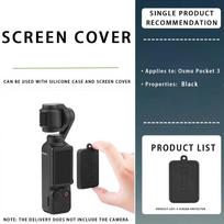 Protective Silicone Case for DJI Osmo Pocket 3 Accessories Anti-Scratch Handle Protective Cover Shell for Pocket 3 Gimbal Camera