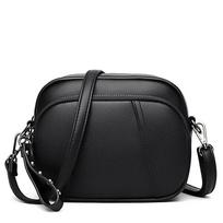 Retro siuvimo linija PU užtrauktuko peties krepšiai moterims  Universalus stilius  Jaunimo crossbody krepšiai  Mada  Naujas
