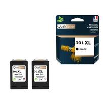 Rašalo kasetė 301XL - HP - Juoda - 2 vnt. - Suderinama su Envy 4500 - 20 ml
