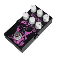 M-VAVE Electric Guitar Effects Pedal DC 9V 3-gear EQ Adjuster Portable Guitar Multi Effects Pedal 9-gear selection Metal Case juoda