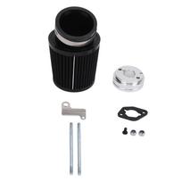 60MM Didelio našumo oro filtro komplektas Efektyvus galios padidinimas Oro įsiurbimo valytuvas Mini motociklui