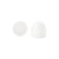 Gilės galvutės varžtas veržlė kupolo apsauga PE dangtelis atviras šešiakampis plastikas priekinės galinės durys dekoras M3-M24 M4X7X9mm 40pcs