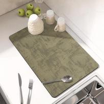 Virtuvės vandens išleidimo kilimėlis, neslidus, sugeriantis kilimėlis, stalviršio indų išleidimo kilimėlis Kavos aparato stalviršis arbatos kilimėlis 30 * 40CM