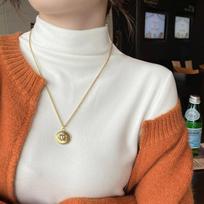 Half Turtleneck Double-sided German Velvet Bottoming Shirt for Women In Spring Autumn and Winter Slim Fit New Style Plus Velvet Thickened Warm Top M