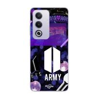 Coque - BTS - Oppo A80 - Souple - Noir - Logo armée BTS