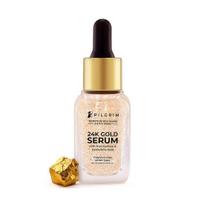 Pilgrim 24K aukso veido serumas su niacinamidu ir hialurono rūgštimi, drėkinantis makiažo pagrindas veidui, korėjietiška odos priežiūra unisex, 20 ml beige