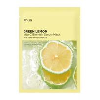 Anua Green Lemon Vita C Blemish Serum Mask 25ml 10 sheets, Brightening, Moisturizing, Korean Cosmetics, Kbeauty, sample
