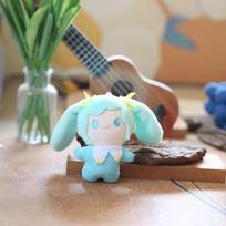 Mielas Mielas Hatsune Miku Lėlės Pakabukas Pliušinis Žaislas Lėlės Krepšio Kabinamas Papuošalas Raktų Pakabukas Lėlė Lėlė Lėlė 12Cm gray