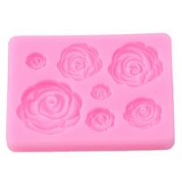 3D Rose Flower Fondant Cake Chocolate Decorating Mold Modelling Tool Mould AVE