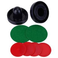 Plastic Lightweight Goalies Ice Hockey Pushers Pucks Set Replacement for Tables Game
