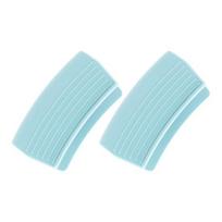 Yousheng 1 Pair Oven Mitts Silicone Pot Holders Heat Resistant Cooking Pinch Mitts Potholder for Cast Iron Pots Frying Pans Kitchen Accessories mėlyna