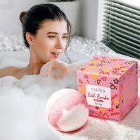 Rose Bath Salt Ball gray