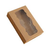 Convenient And Hygienic Cookie Box For Fresh Delights Brown Eco-friendly
