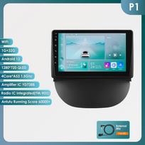 Hizpo Automobilio Išmaniosios Sistemos Carplay Android Automobilinis Radijas Renault Symbol 2003-2008 Multimedijos Vaizdo Grotuvas WIFI Autoradijas Išmanusis Ekranas Wifi P1 4Core 1G 32G black