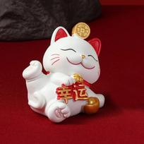 Namų dekoras Meninės Laimės Katės Figūrėlės Modernaus Stiliaus Svetainės Stalo Ornamentas Spintelės Dekoravimo Aksesuarai Miela Maneki Neko