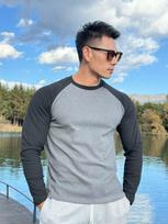 Men's Warm German Velvet Long-Sleeve Sports Top with Half-Zip 2XL