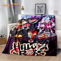 2025 H-Helluva Boss Blitzo Cartoon Soft Blanket,Soft Throw Blanket for Home Bedroom Bed Sofa Picnic Travel Cover Child Gift 30x40in
