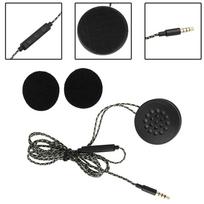 Helmet Headset Cable Length 1.2m Diameter 3.5mm Brand New black