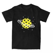 Pickleball Planet Apparel T-Shirts for Men Women Paddle Sport Lover Player Novelty  Printed Tees S juoda
