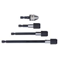14in Hex Shank Drill Bit Extension Set Power Tool Magnetic Adapter Holder with Quick Chuck