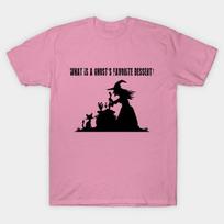T Shirt Women Halloween Whats Ghosts Favorte Dessert Harajuku Print Kawaii Tshirt Summer Short Sleeve Female T-Shirt Top Tee S rožinė