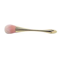 Nagų dulkių valymo šepetėlis Minkštas meno pudros valiklis Manikiūro DIY įrankis makiažui Grožiui Šampano aukso spalvos beige