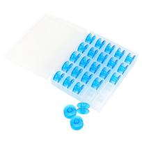25 vnt. Tuščios ritės Plastikinė ritė Pakeitimas Buitinės siuvimo mašinos priedai 1 vnt. dėžutė white