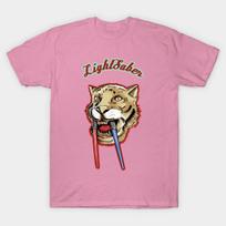 T Shirt Women Lightsaber Harajuku Print Kawaii Tshirt Summer Short Sleeve Female T-Shirt Top Tee S beige