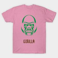 T Shirt Women Gorilla Harajuku Print Kawaii Tshirt Summer Short Sleeve Female T-Shirt Top Tee S
