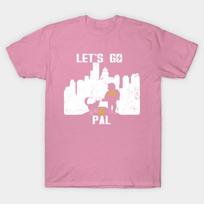 T Shirt Women Lets Go Pal 2 Harajuku Print Kawaii Tshirt Summer Short Sleeve Female T-Shirt Top Tee S