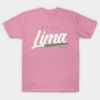 T Shirt Women Lima Peru Vintage T Shirt Harajuku Print Kawaii Tshirt Summer Short Sleeve Female T-Shirt Top Tee S rožinė