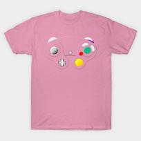T Shirt Women Press My Buttons Collection Gamecube Harajuku Print Kawaii Tshirt Summer Short Sleeve Female T-Shirt Top Tee S rožinė