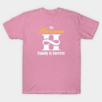 T Shirt Women The Harmon Family Is Forever Harajuku Print Kawaii Tshirt Summer Short Sleeve Female T-Shirt Top Tee S rožinė