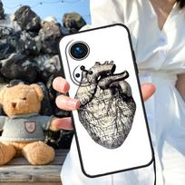Anatomical Heart Anatomy Case For Honor X8a X9a X6a X7a X6 X7 X8 X9 X9b X8b Honor 70 50 90 Lite Magic 5 6 Pro Cover Honor 70 Lite black