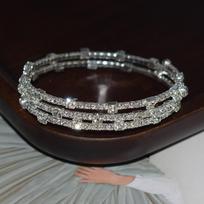 Opening Adjustable Bracelet Net Red Gas Sense Bracelet Female Bracelet New 3 Rows Around The Arm Bracelet