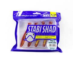 Major Craft Soft Plastic Lure 3.5 Inch Stabi Shad STB-SLIM3.5 001 (0236)