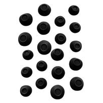 20Pcs Silicone Mushroom Bell Hair Curler No Heat Women Overnight Sleeping Hair Roller 20PCS juoda