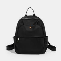 Kuprinė Fashion Commuter Bag Moteriškas lengvas kelioninis kuprinės koledžo mokyklinis krepšys juoda